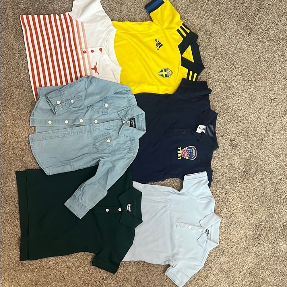 OshKosh B'gosh Vibrant Red and Yellow Polos Collection